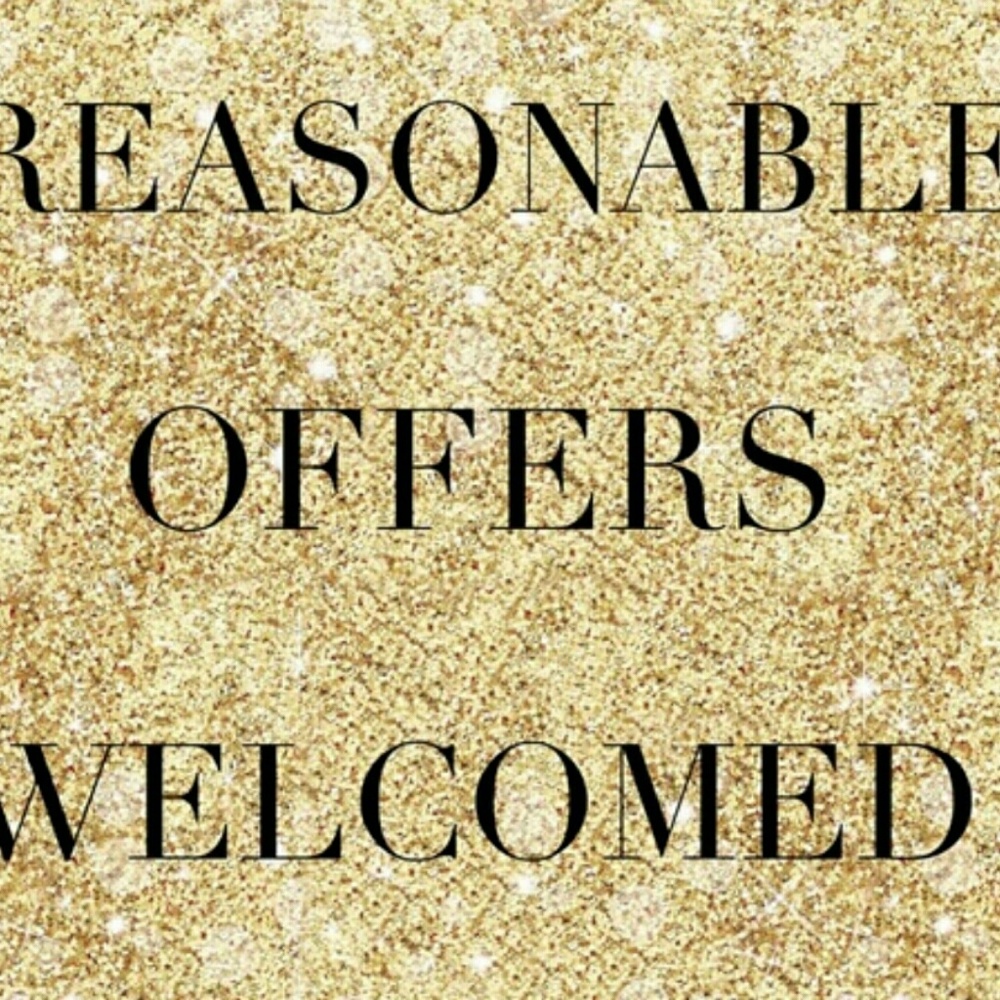 Reasonable offers welcome!