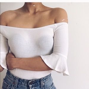 reformation white top ❤️