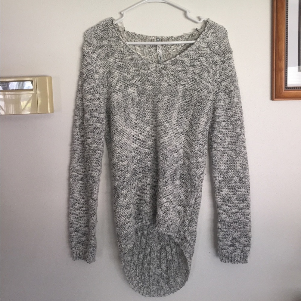 Andree sweater grey and white