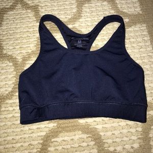 navy blue sports bra
