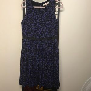 Black & Blue A-line tank dress from Loft, size 10p