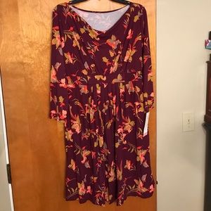 Floral maternity dress