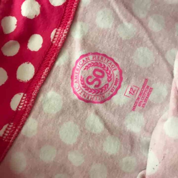 Girls Sz 10 Pink Polka Dot Skater Skirt - Picture 2 of 2