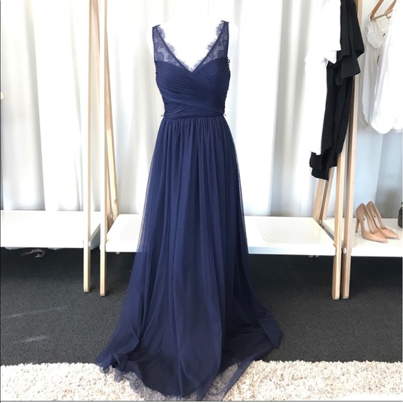 Dresses & Skirts - Anthropologie Navy BHLDN dress