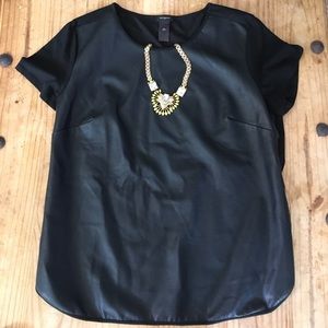 Ann Taylor Mixed Media Top