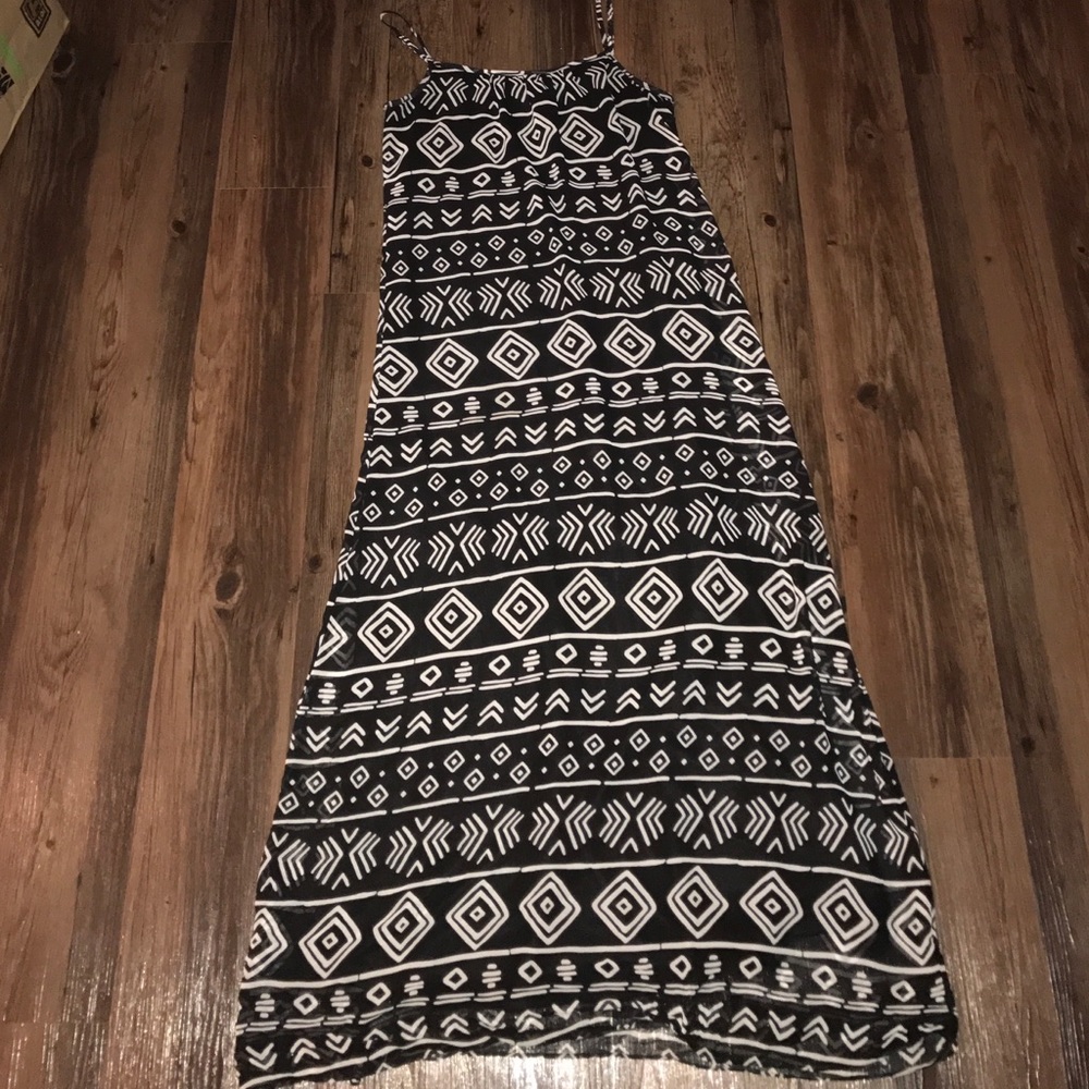 Aztec maxi dress