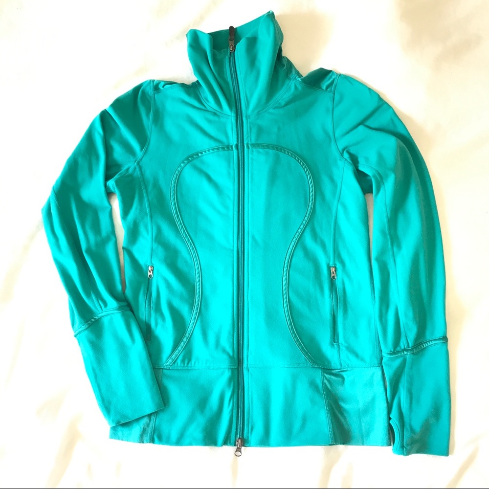 Lululemon Turquoise Zip Up Size 8