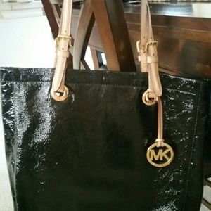 Authentic MK Black Jet Set Tote