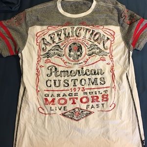 Like new Affliction shirt from buckle.