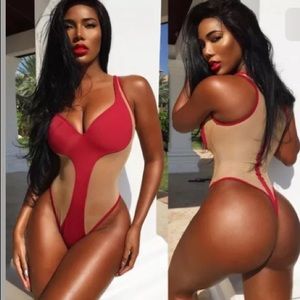 Women sexy padded monokini swimwear