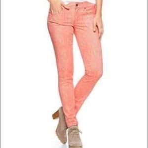 Snakeskin Print Pink Reef Jeans