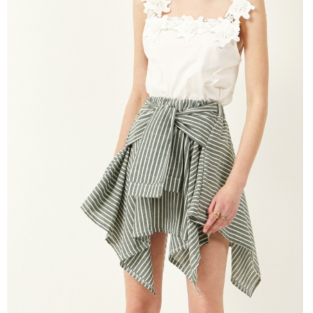 Storets Della Shirt Wrap Skirt