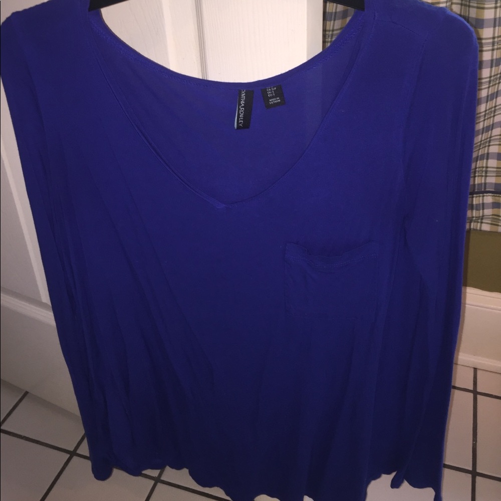 Worn once blue top