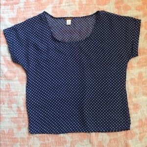 ⚓️ navy polka dot blouse ⚓️