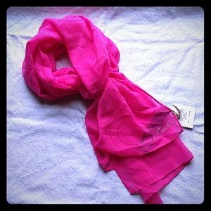 NWT Hot Pink Coach Scarf