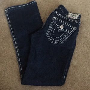Dark True Religion BootCut jeans (hemmed)