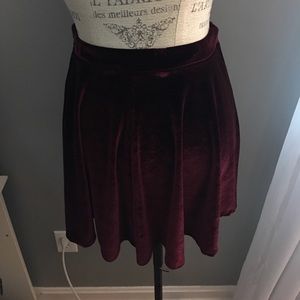 Flowy Velvet Skirt