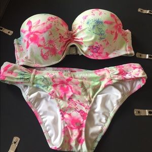 Victoria secret floral bathing suit