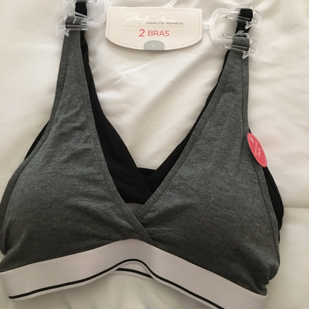 CLEARANCE NWT Marilyn Monroe TWO PACK comfort bras - Picture 1 of 5