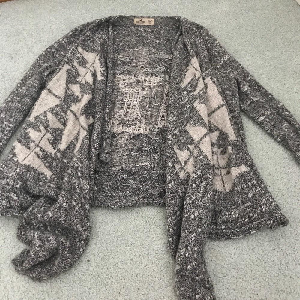 Hollister girls sweater cardigan