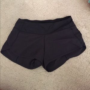 Lululemon speed shorts. size 4.