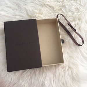 Empty Authentic Small Louis Vuitton Brown Box