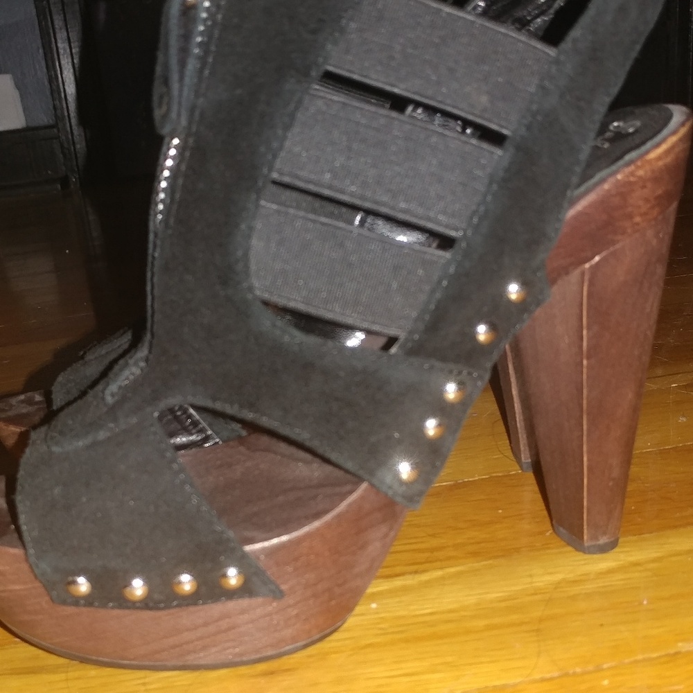 Wooden heels