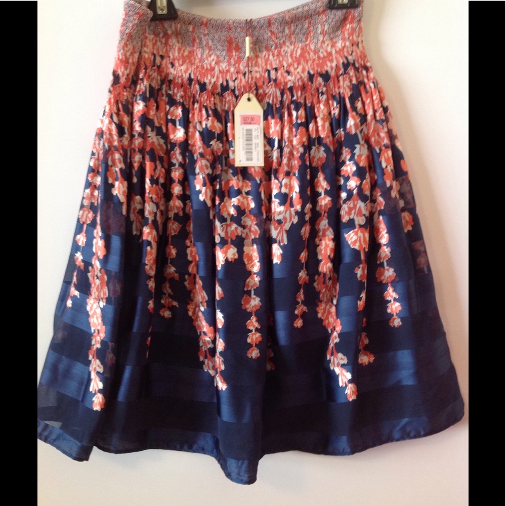 M.S.S.P. Floral Pleated skirt
