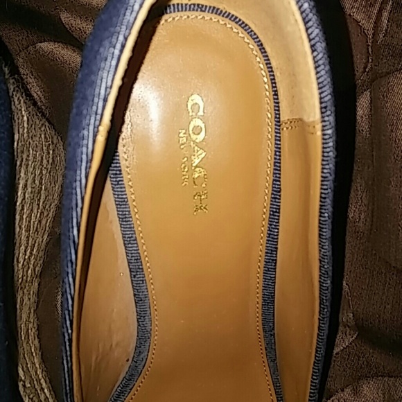 Coach Denim Wedges - Picture 4 of 4