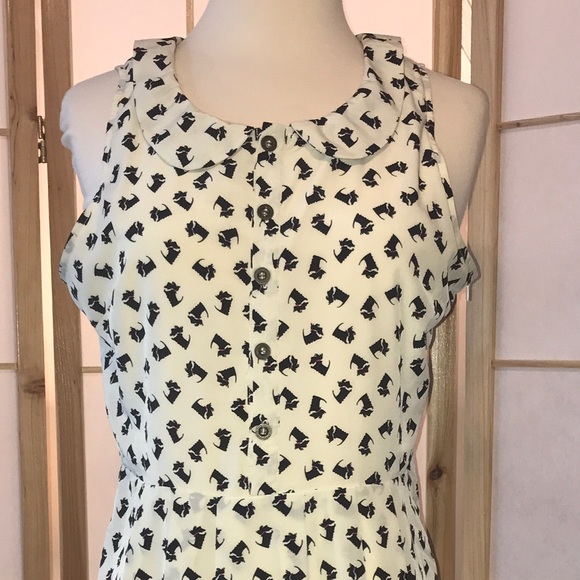 Adorable Scottie Dress with Peter Pan Collar. EUC! - Picture 3 of 4