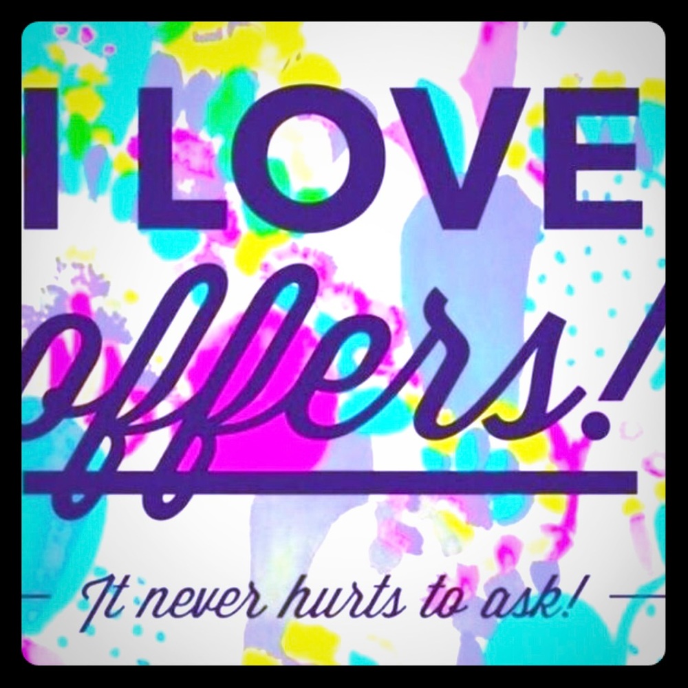 I'm open to all reasonable offers💁🏼✌🏼💚👛