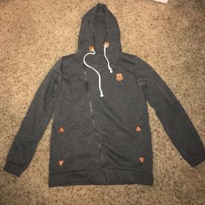 Cross Zipper Hoodie
