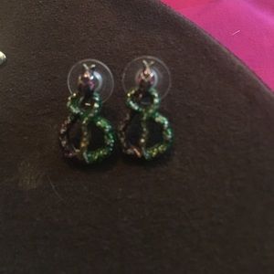 Betsey Johnson snake earrings