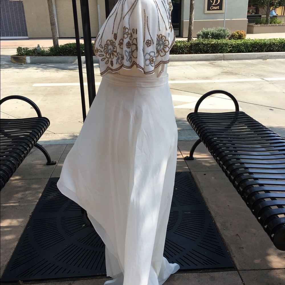 Nasty Gal Artemis Embellished Cape Dress - Picture 4 of 6