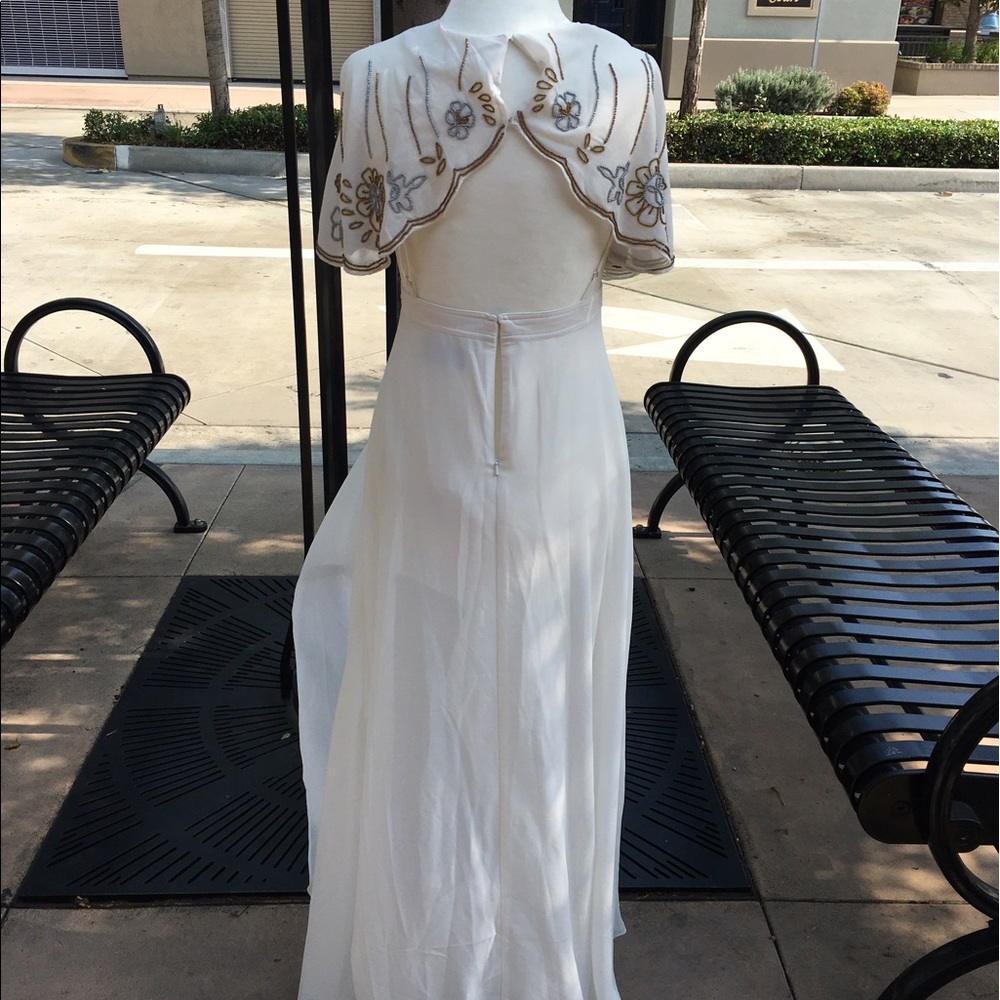 Nasty Gal Artemis Embellished Cape Dress - Picture 5 of 6