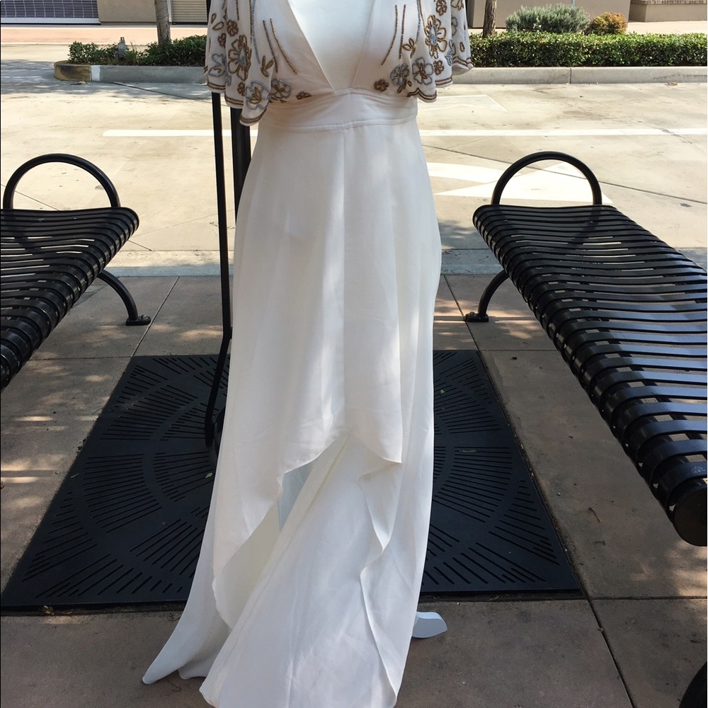 Nasty Gal Artemis Embellished Cape Dress - Picture 6 of 6