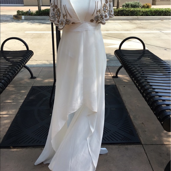 Nasty Gal Artemis Embellished Cape Dress - Picture 6 of 6