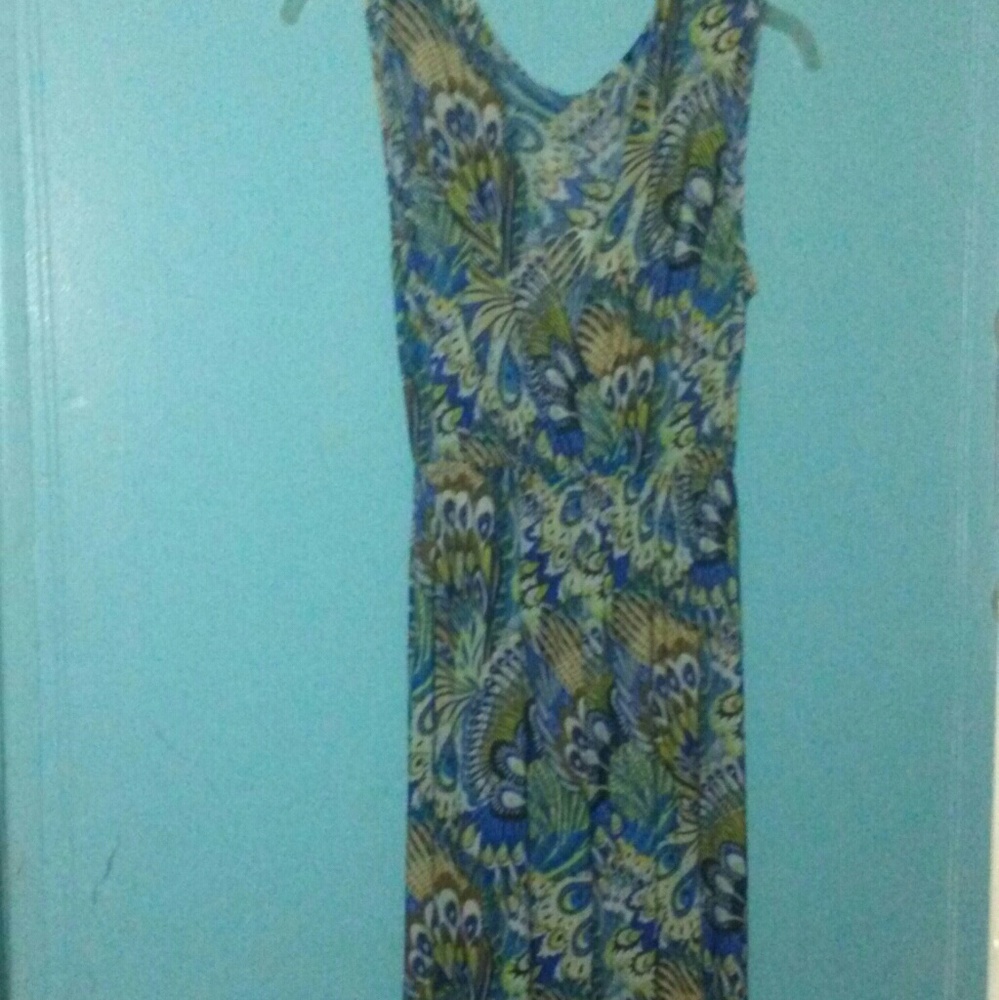 Feather design jumpsuit never worn