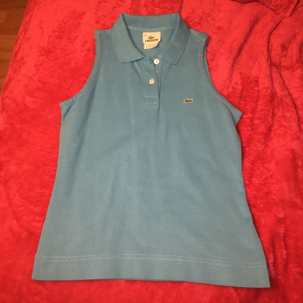 Lacoste Sleeveless Shirt Blue