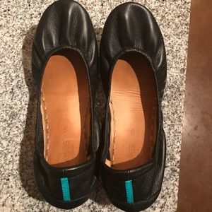 Tieks Size 10 Matte Black Leather