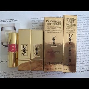 YSL mini set--three lipsticks,one primer,one masca