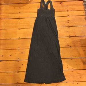 James Perse cotton race back tank maxi dress
