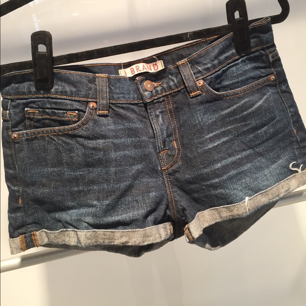 Jbrand dark denim shorts
