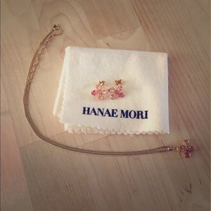 Hanae Mori necklace and earring set