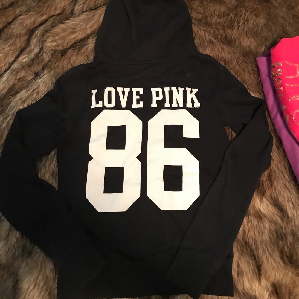 Victoria secret zip up sweat shirt