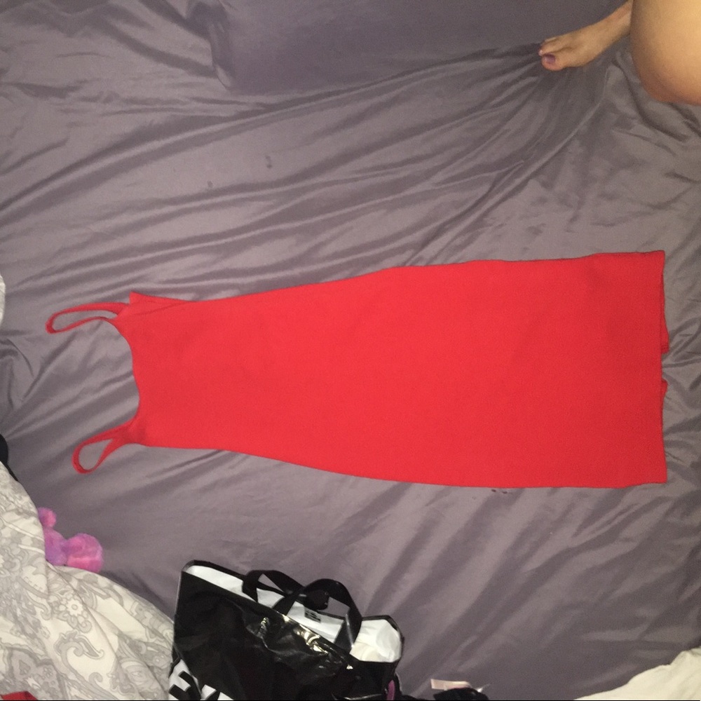 Xs Tight red body con dress from American apparel