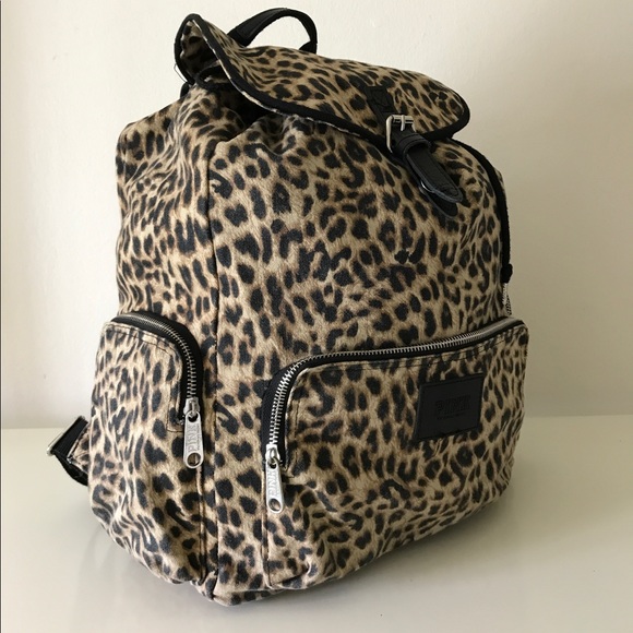 PINK Victoria's Secret Victoria's Secret leopard backpack from Label
