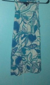 Blue and white cute tank adorable❤