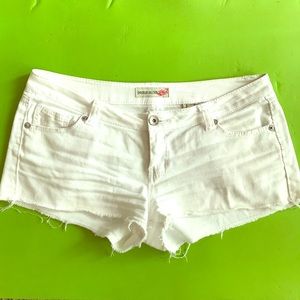 Paris Blues (juniors 9) white denim shorts