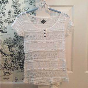Cute white Lacey top